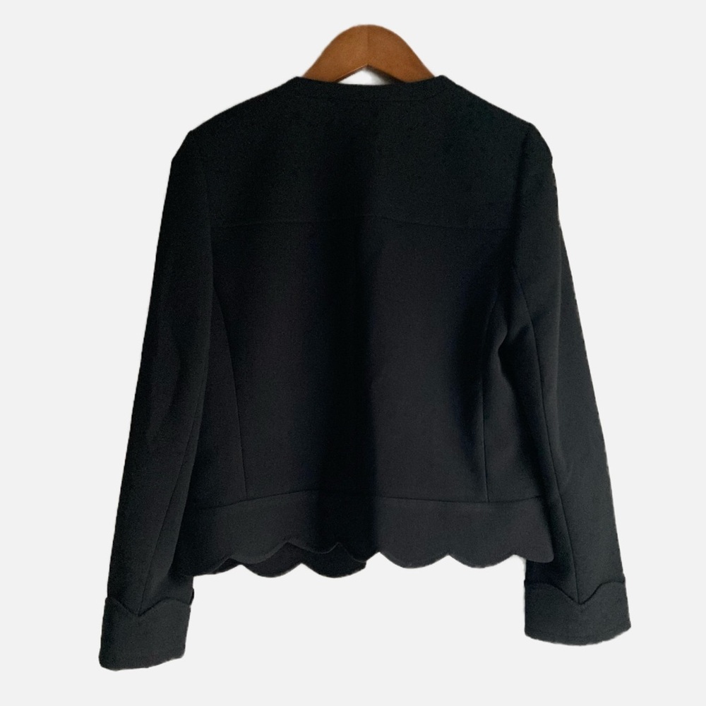 Ann Taylor Cropped Scalloped Blazer XS - Picture 4 of 6